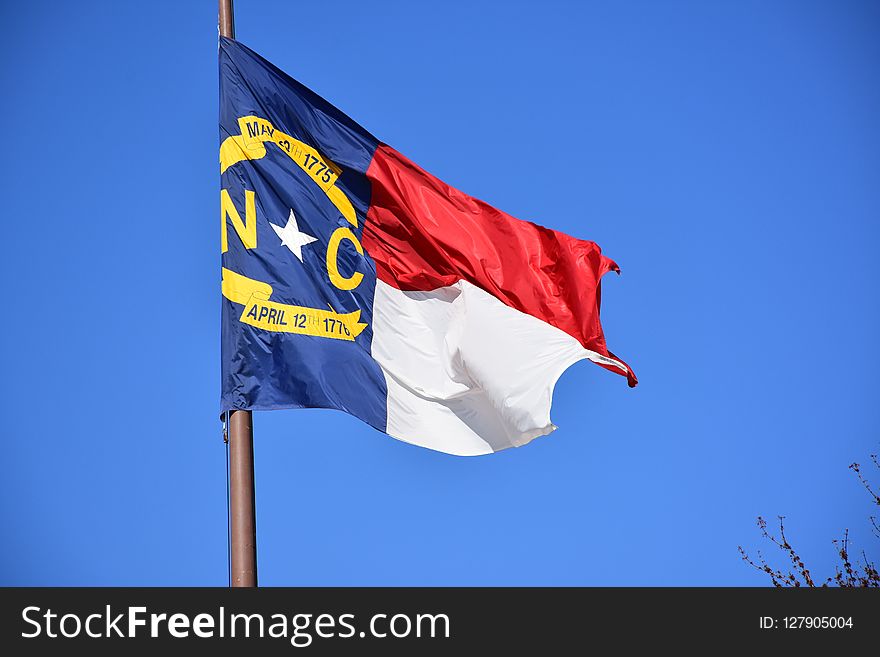 Flag, Blue, Sky, Flag Of The United States