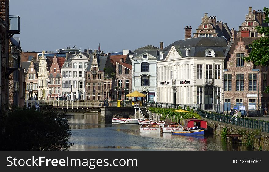 Waterway, Canal, Water Transportation, Town
