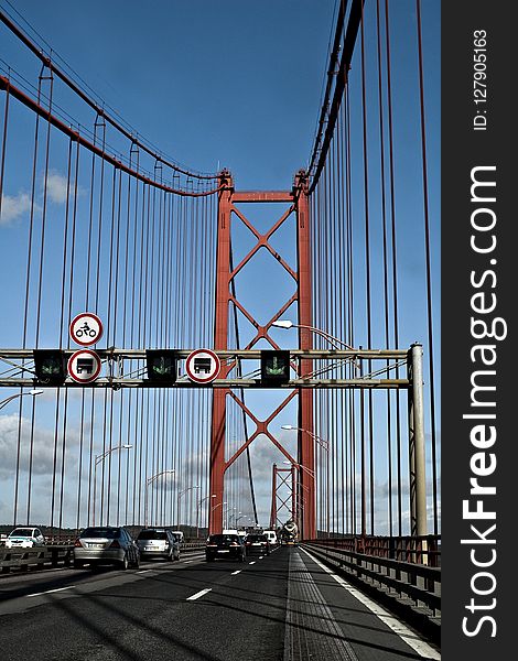 Bridge, Sky, Landmark, Structure