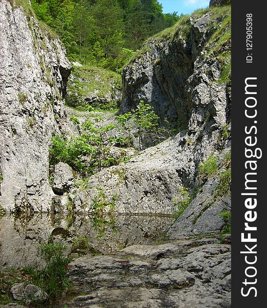Rock, Nature Reserve, Ravine, Bedrock