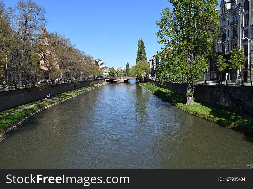 Waterway, Canal, Body Of Water, Water