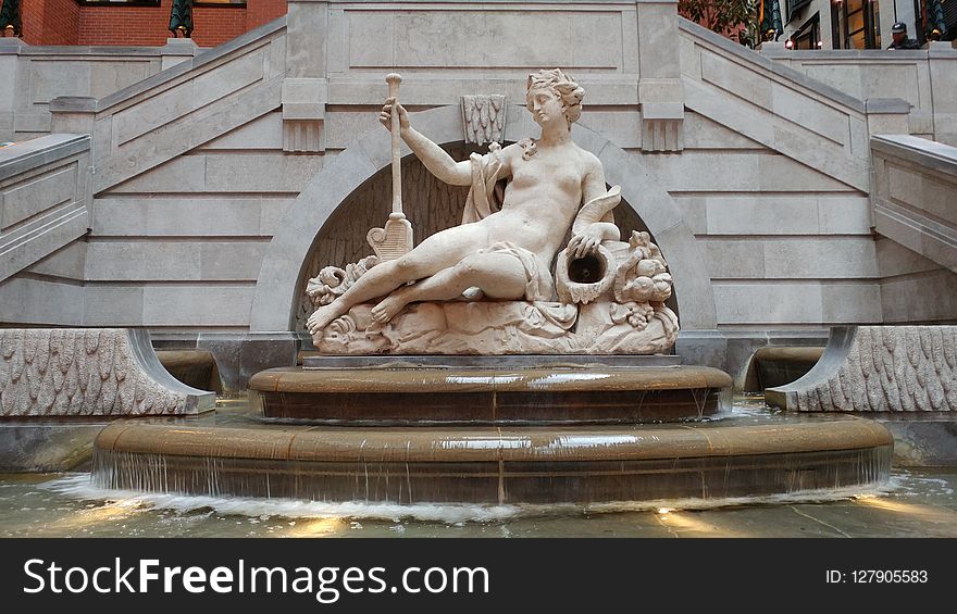 Sculpture, Statue, Classical Sculpture, Fountain
