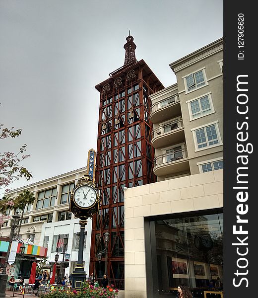 Building, Town, City, Tower