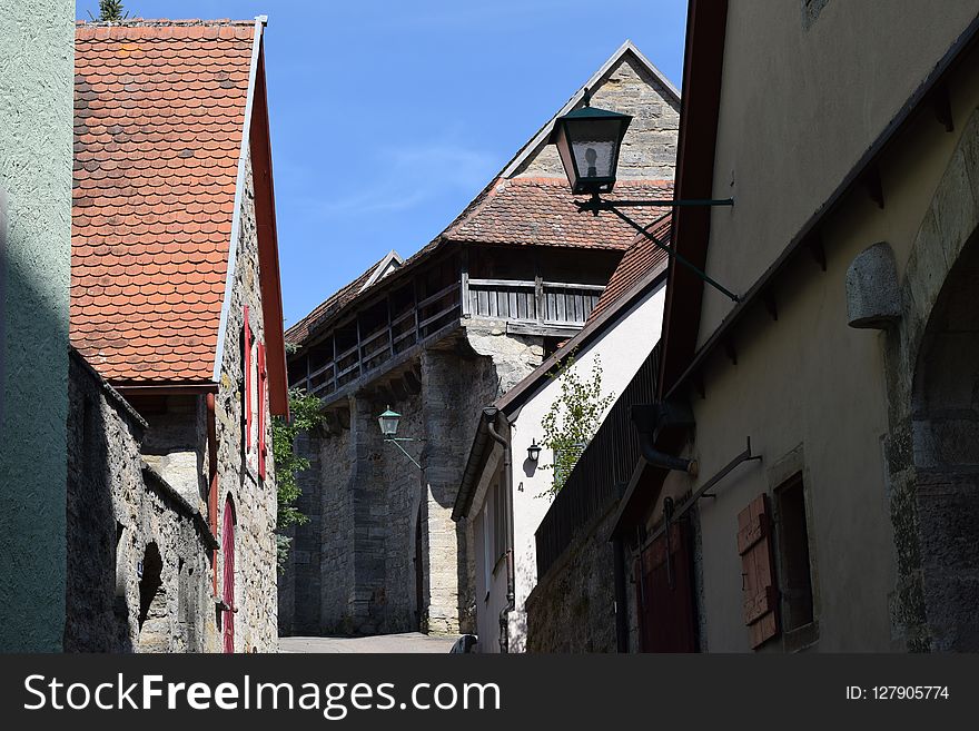 Town, Building, Neighbourhood, Medieval Architecture