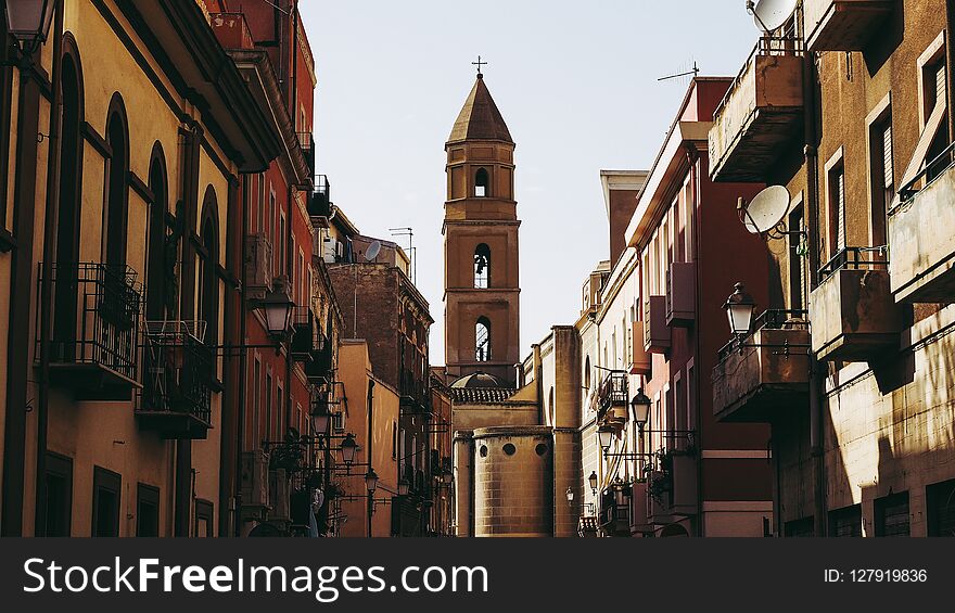 Castello Quarter In Cagliari