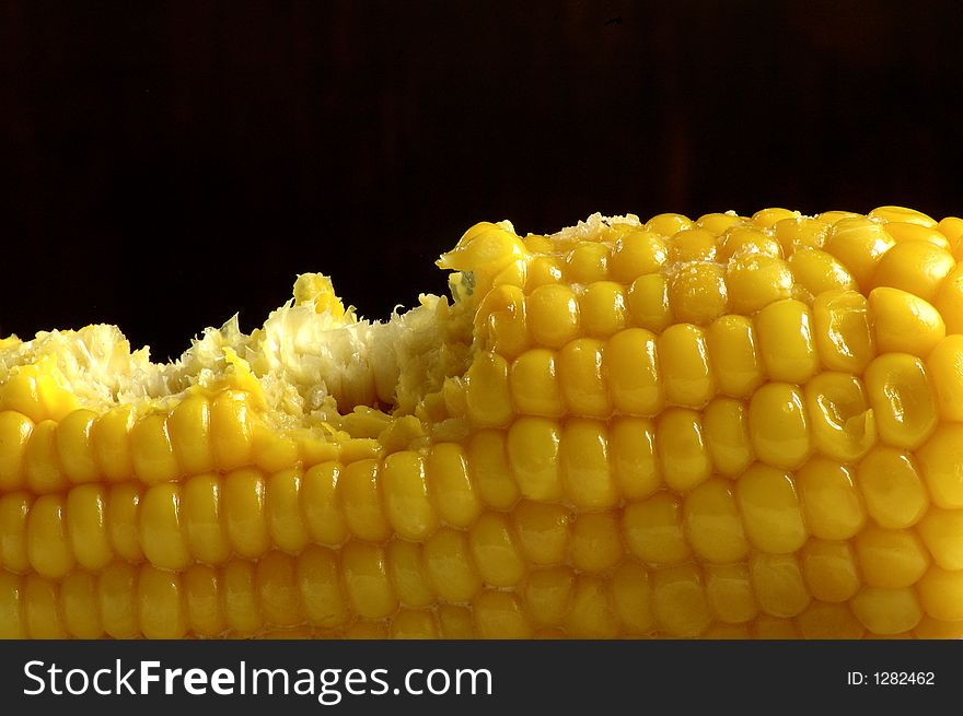 Eating Corn Cob