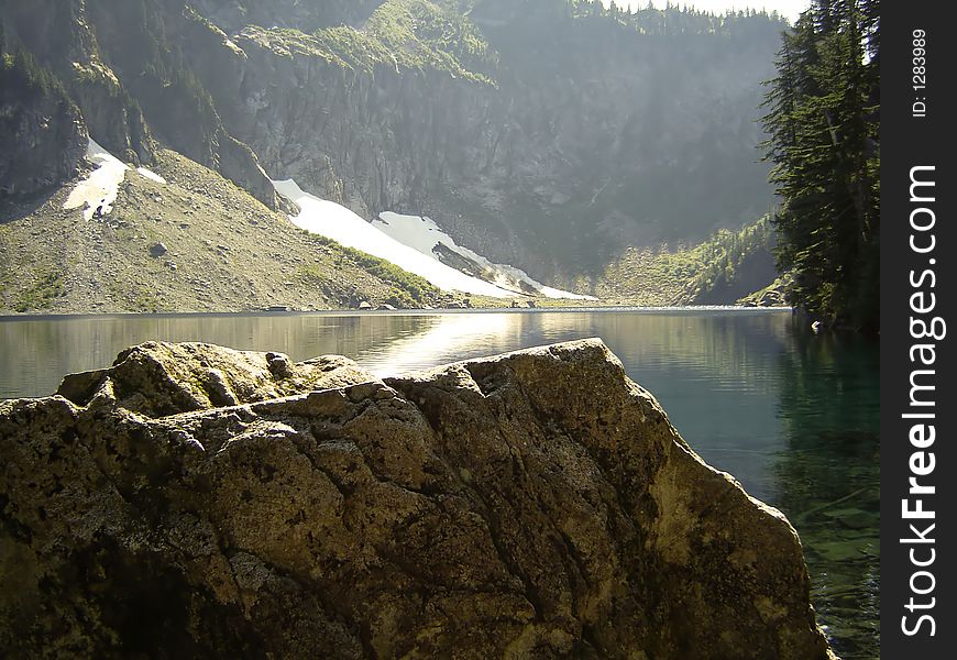 Bautifull peacture of a river in mountain. Bautifull peacture of a river in mountain