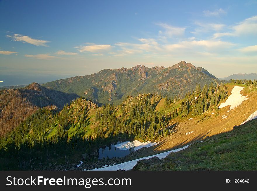Mountain wilderness in Washington State. Mountain wilderness in Washington State