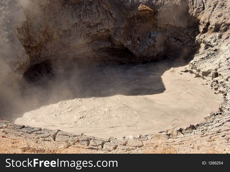 Hot springs at Yellowstone Park