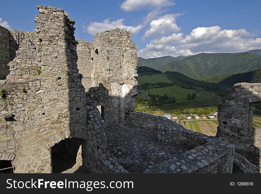Castle Strecno in the Czech Republic