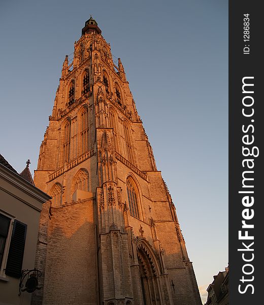 Cathedral of Breda in the province of Brabant, Netherlands