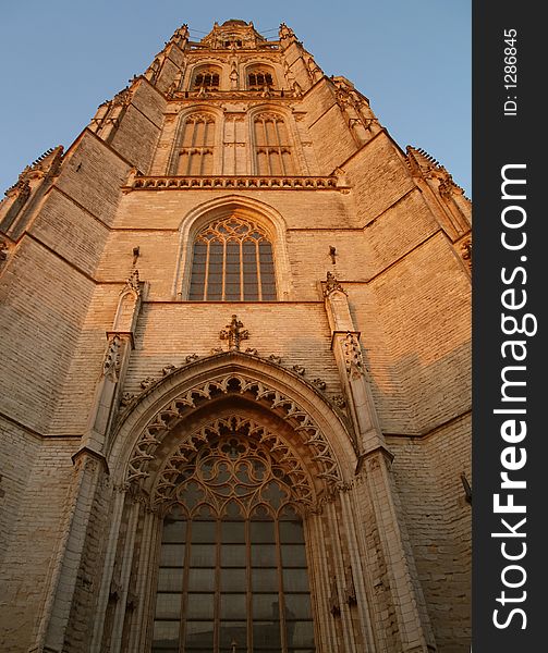 Cathedral of Breda in the province of Brabant, Netherlands