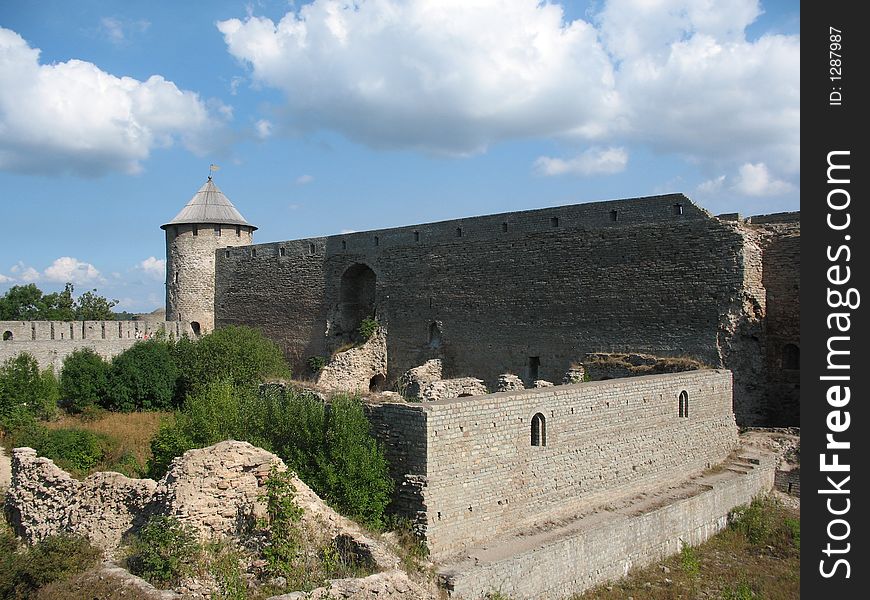 The fortress Ivangorod, 17 century,
the border of Russia and Estonia