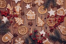 Christmas And New Year Background. Stock Image