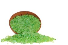 Salt For Aroma Bath Royalty Free Stock Photos Salt For Aroma Bath Royalty Free Stock Photos