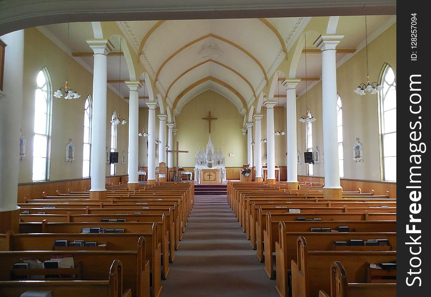 Place Of Worship, Chapel, Aisle, Parish