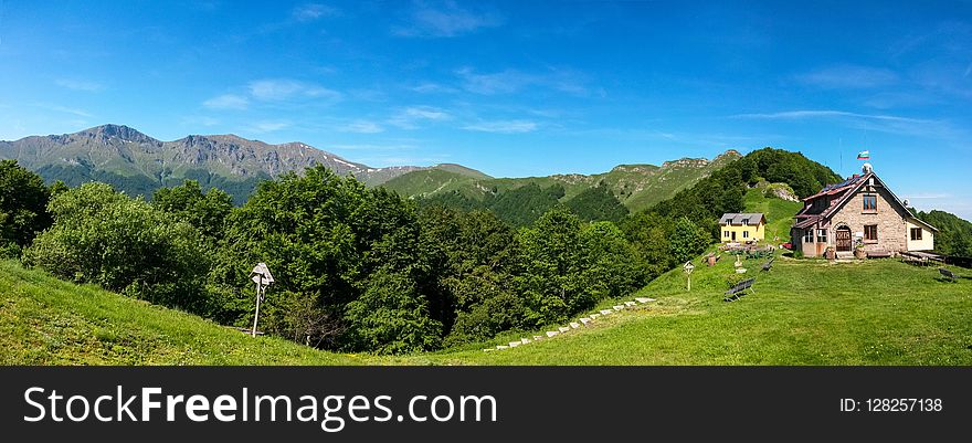 Mountainous Landforms, Nature, Mountain Range, Sky