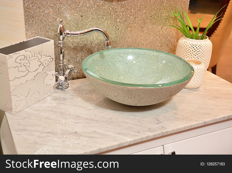 Sink, Ceramic, Tap, Plumbing Fixture