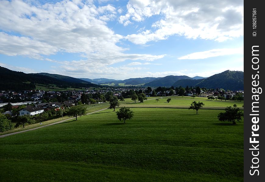 Grassland, Sky, Nature, Highland