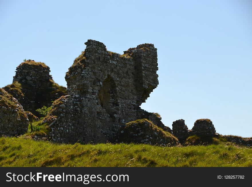 Rock, Ruins, Outcrop, Historic Site