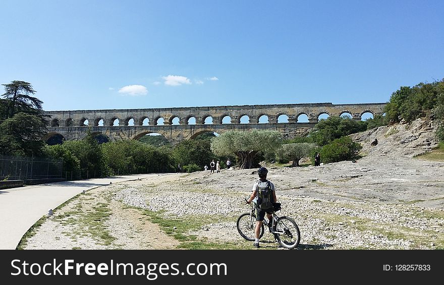 Cycling, Bridge, Aqueduct, Arch Bridge