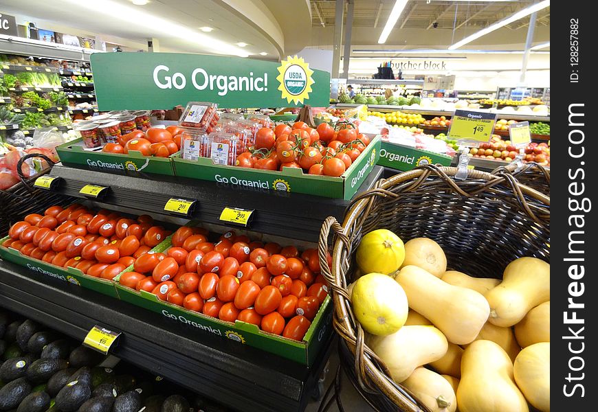 Natural Foods, Produce, Vegetable, Supermarket
