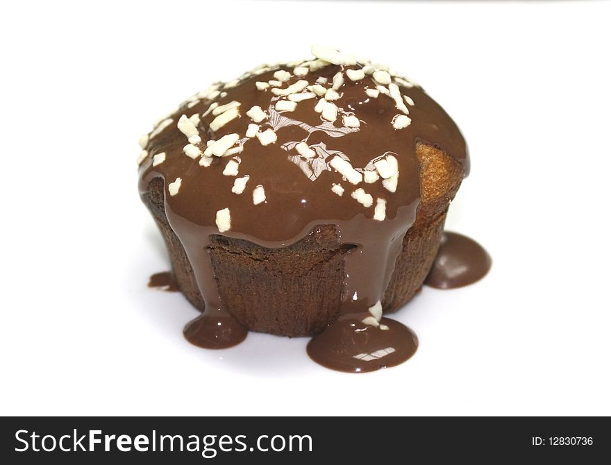 This is a photo of muffin with chocolate