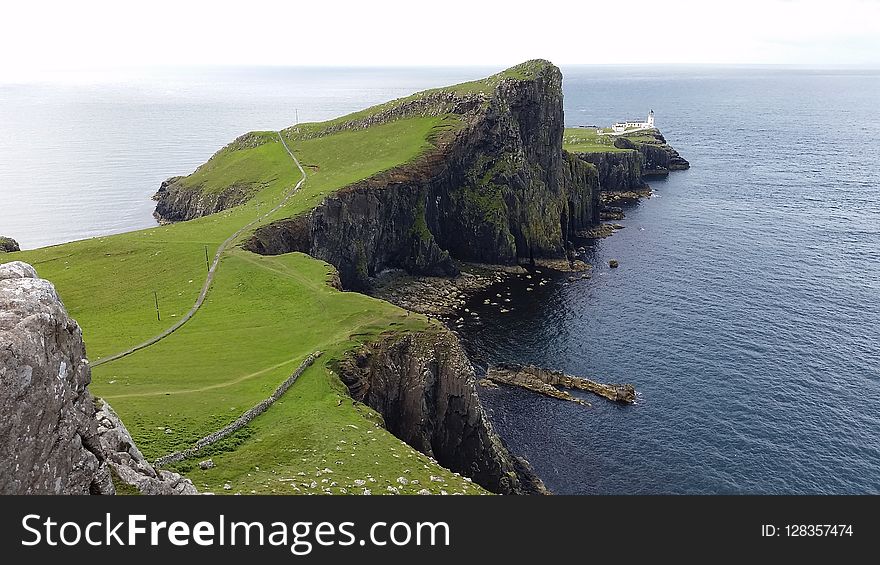 Coast, Cliff, Headland, Coastal And Oceanic Landforms