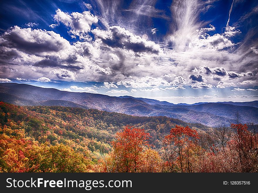 Sky, Cloud, Nature, Mountainous Landforms