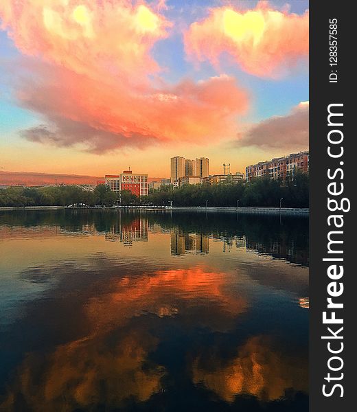 Reflection, Sky, Nature, Water