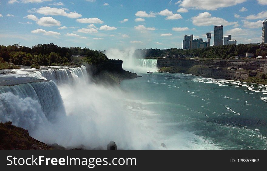 Waterfall, Body Of Water, Water Resources, Water
