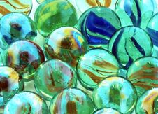 Glass Mosaic Of Balls, Abstract Background Royalty Free Stock Image