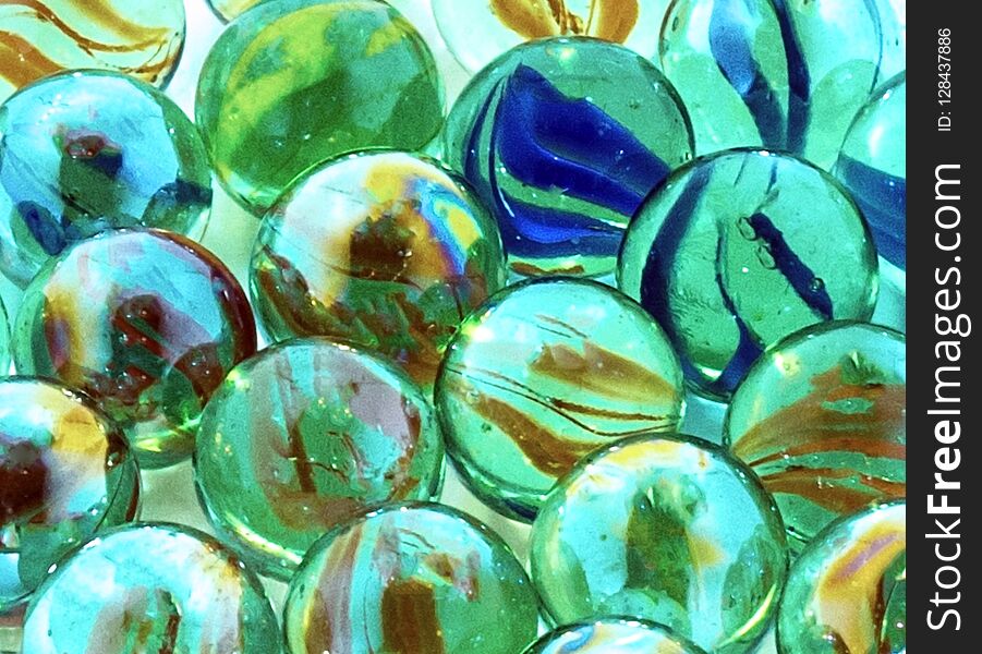 Glass mosaic of balls, abstract background
