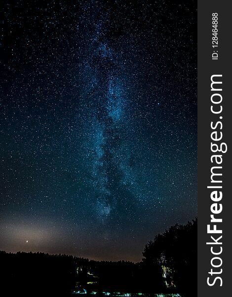 Milky Way seen in northern Poland