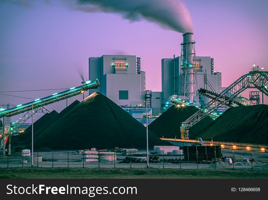 Modern Coal powered plant