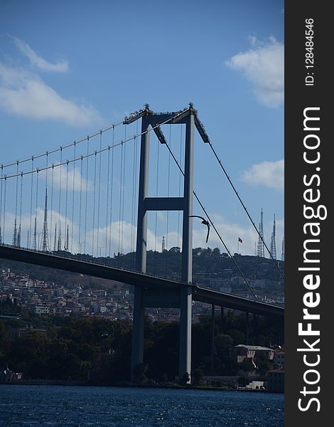 Istanbul Bosphorus Bridge. City