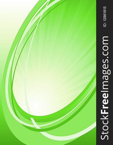 Graphic illustration of Abstract Green