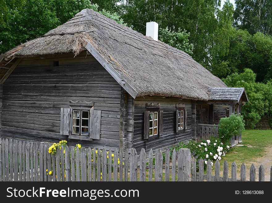 House, Home, Cottage, Log Cabin