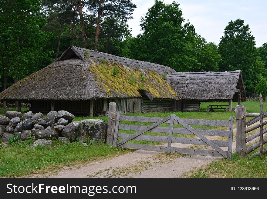 Nature Reserve, Thatching, Hut, Cottage