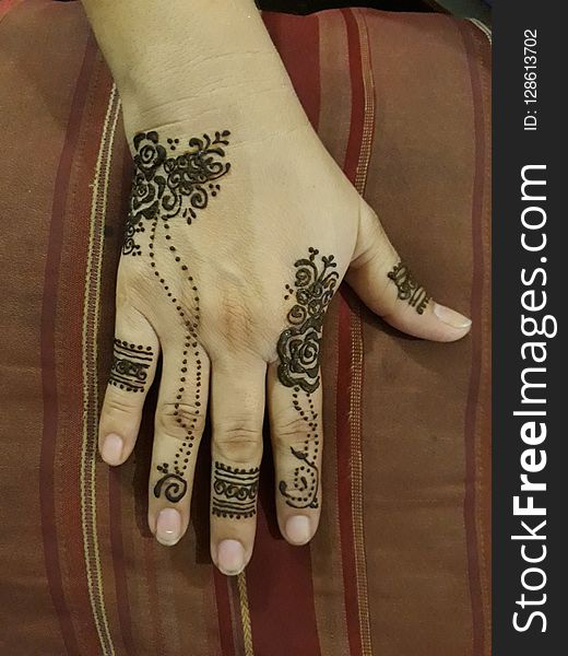 Pattern, Design, Mehndi, Hand