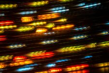 Long Exposure Light Background. Glowing Lights In Motion. Royalty Free Stock Photos Long Exposure Light Background. Glowing Lights In Motion. Royalty Free Stock Photos