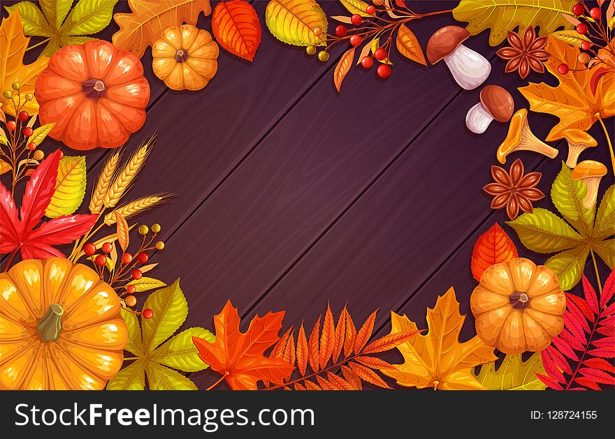 Fall poster template