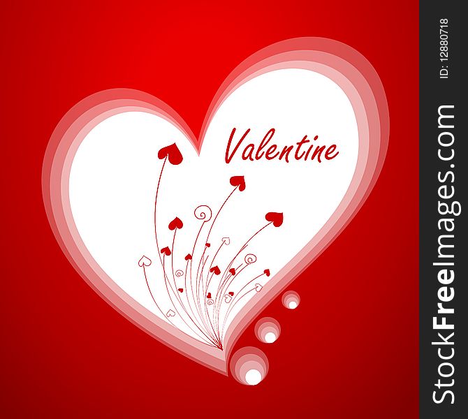 Valentine`s Greeting Card