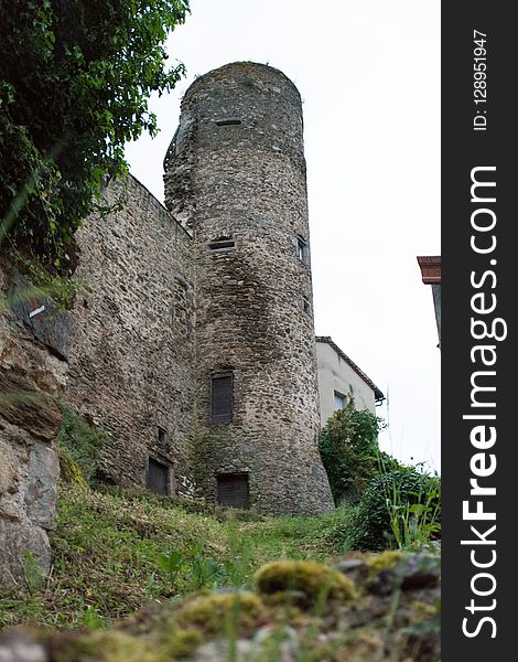 Ruins, Building, Fortification, Historic Site