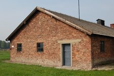 Barracks At Auschwitz II- Birkenau Royalty Free Stock Photos Barracks At Auschwitz II- Birkenau Royalty Free Stock Photos