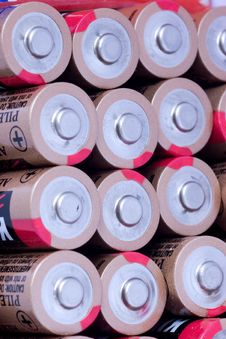 Alkaline Batteries Royalty Free Stock Photo Alkaline Batteries Royalty Free Stock Photo