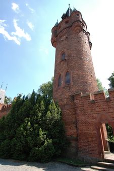 Red Castle Royalty Free Stock Photos Red Castle Royalty Free Stock Photos