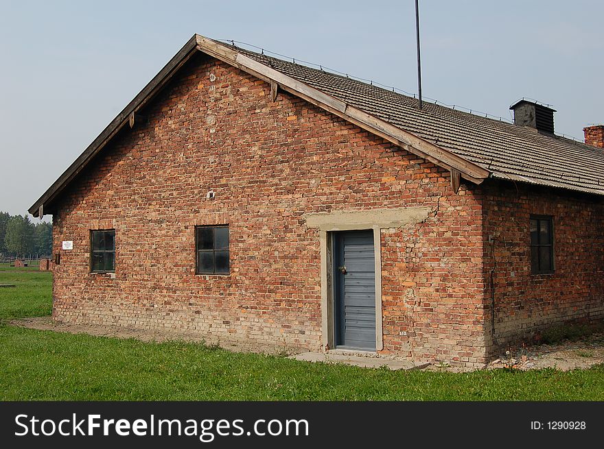 Barracks At Auschwitz II- Birkenau