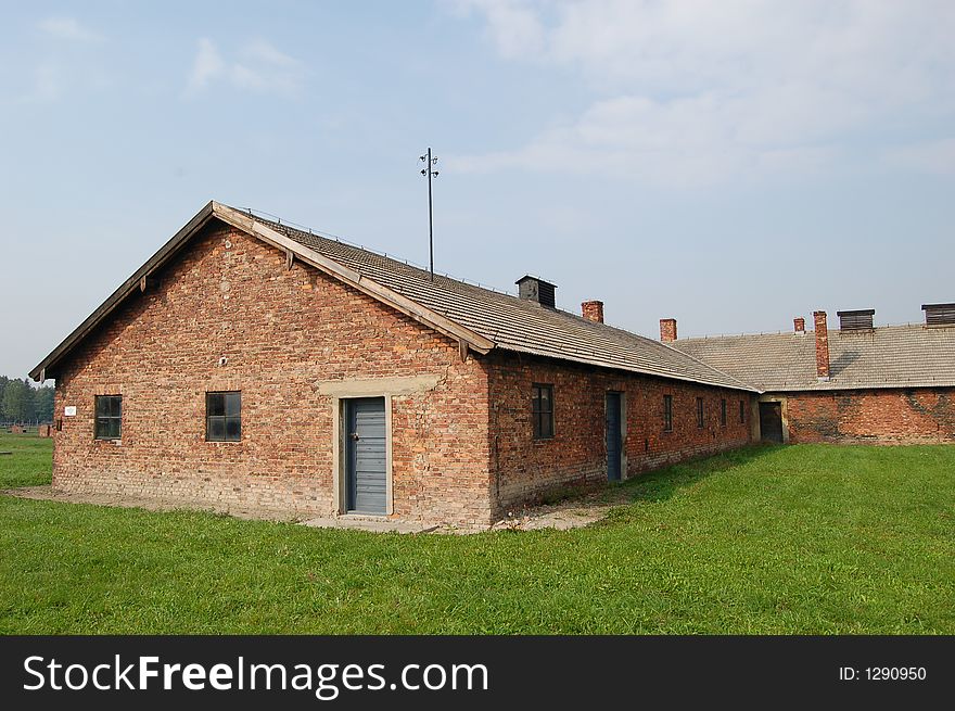 Barracks At Auschwitz II- Birkenau