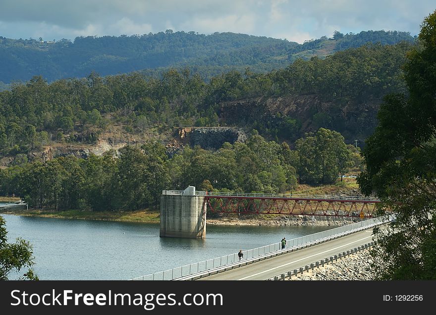 Hinze Dam in Queensland, Australia